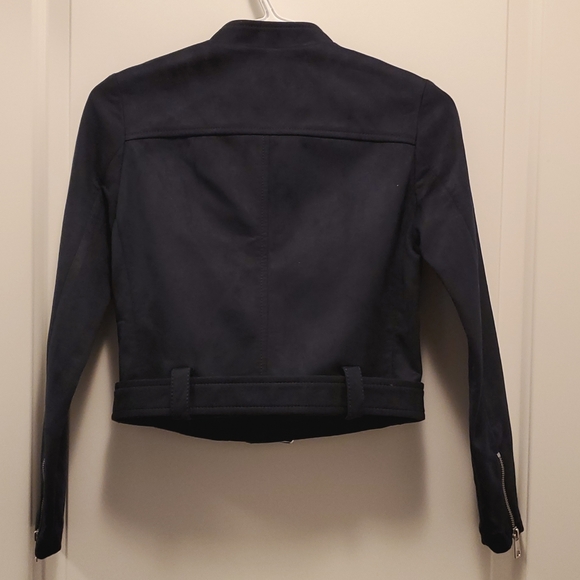 Banana Republic Moto Jacket Vegan Suede - Picture 3 of 6